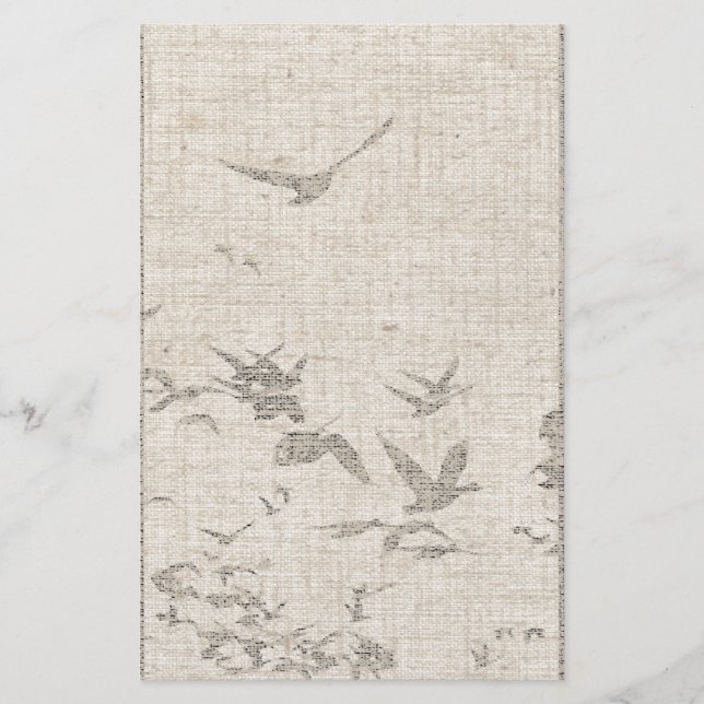 Snow Geese Stationery (Front)