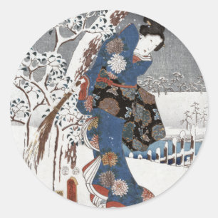 Snow Geisha Stickers