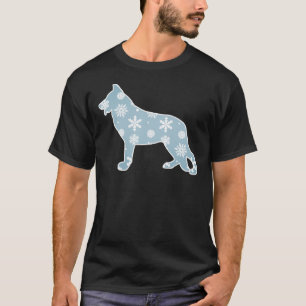 Snow German Shepherd  T-Shirt