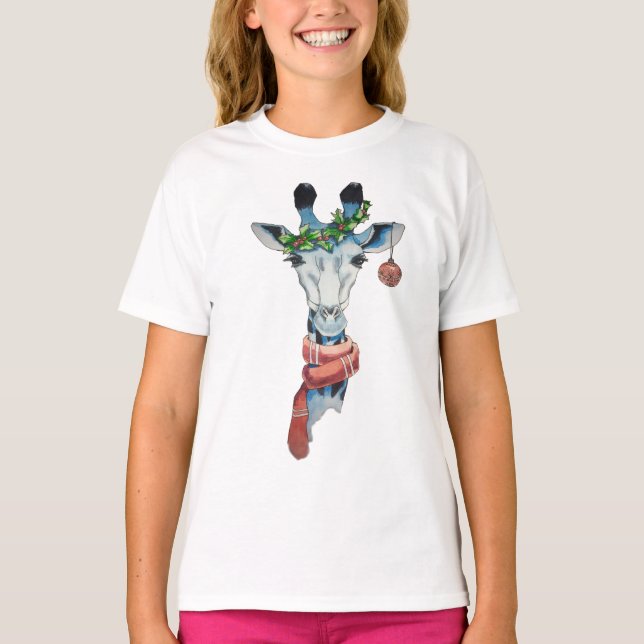 Snow giraffe T-Shirt (Front)