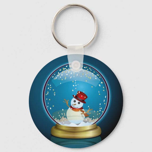 Snow Globe 2 Key Ring (Front)