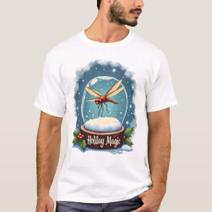 Snow Globe Dragonfly T-Shirt