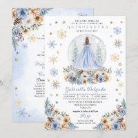 Snow Globe Princess Winter Wonderland Quinceañera