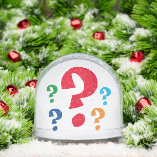 Snow Globe - Question Marks