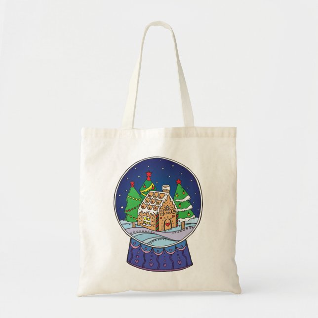 Snow globe tote bag (Front)
