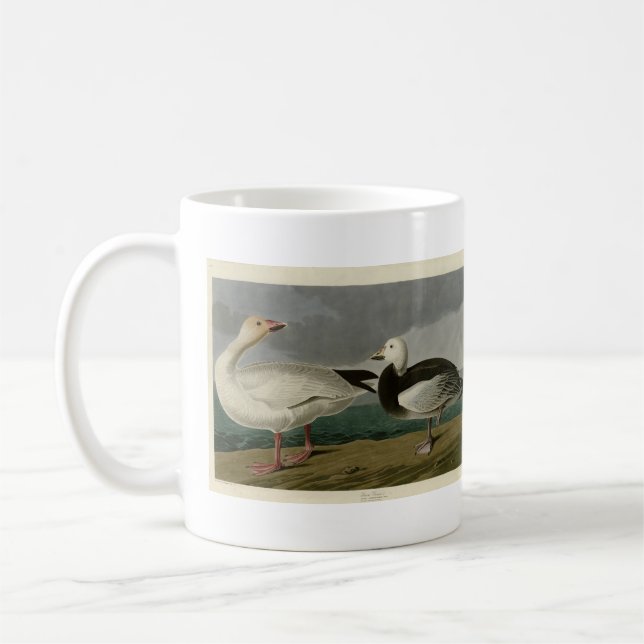 Snow Goose from Audubon's Birds of America Coffee Mug (Left)