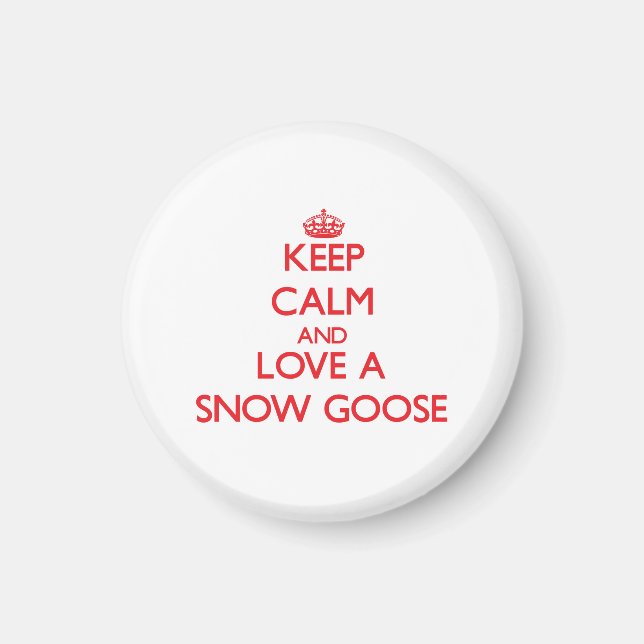 Snow Goose Magnet (Front)