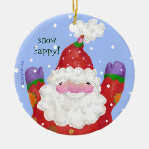 Snow Happy Photo Ornament
