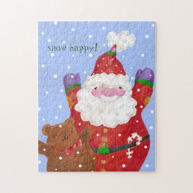 Snow Happy puzzle (Vertical)