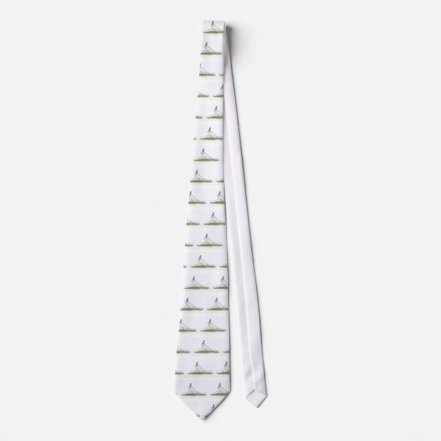 Snow Hare Tie (Front)