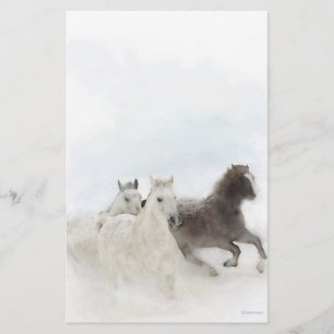 Snow Horses - Stationary Stationery