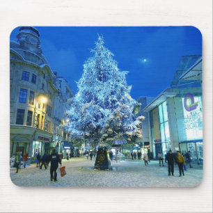 Snow in Cardiff Mouse Pad