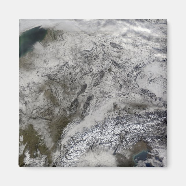 Snow in Europe Magnet (Front)