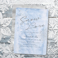 Snow in Love Frozen Winter Snowflake Bridal Shower