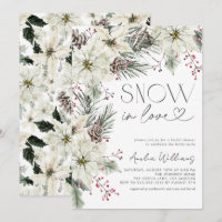 Snow in Love White Poinsettia Winter