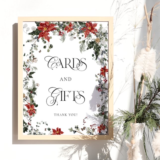 Snow in Love Winter Floral Cards and Gifts Poster (Creator Uploaded)