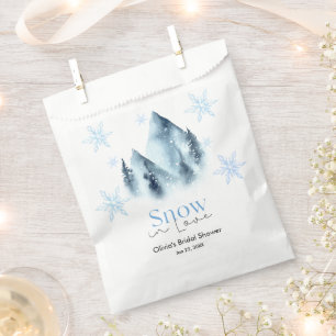 Snow in Love Winter Snowflakes Bridal Shower Favour Bags