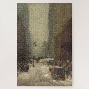 Snow in New York City (Winter in NYC) Jigsaw Puzzle