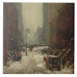 Snow in New York City (Winter in NYC) Tile