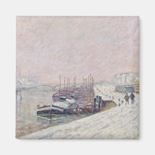 Snow in Rouen Magnet