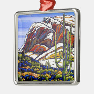 Snow in the Catalinas Holiday Ornament