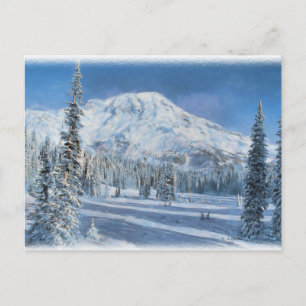 Snow in the Mountains...Postcard. Postcard