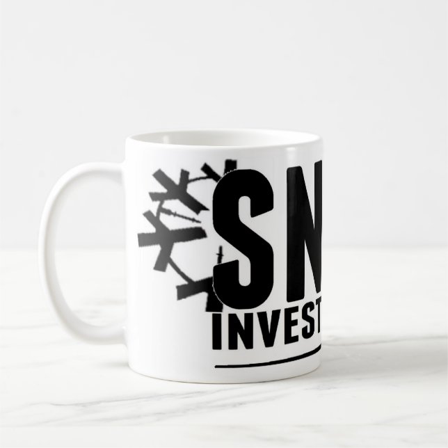 Snow Investigations mug #1 (Left)