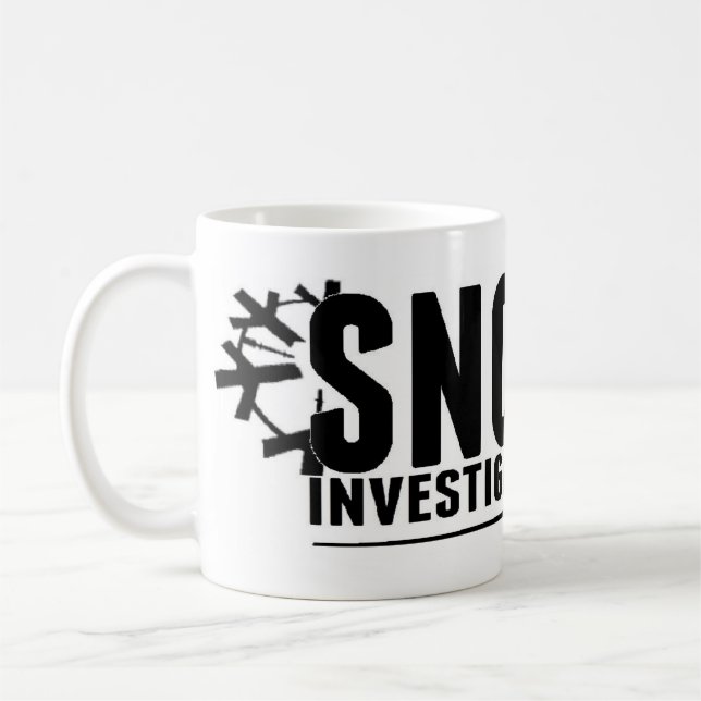 Snow Investigations mug #2 (Left)