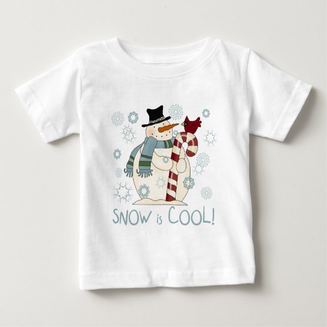 Snow is Cool Holiday Tshirts and Gifts (Front)