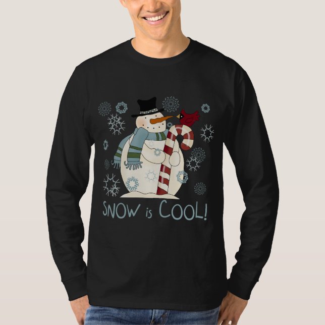 Snow is Cool Holiday Tshirts and Gifts (Front)