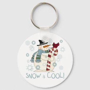 Snow is Cool Holiday Tshirts and Gifts Key Ring