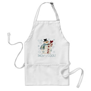 Snow is Cool Holiday Tshirts and Gifts Standard Apron