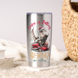 Snow Is Falling, Books Are Calling  Insulated Tumbler