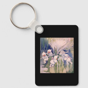 snow key ring