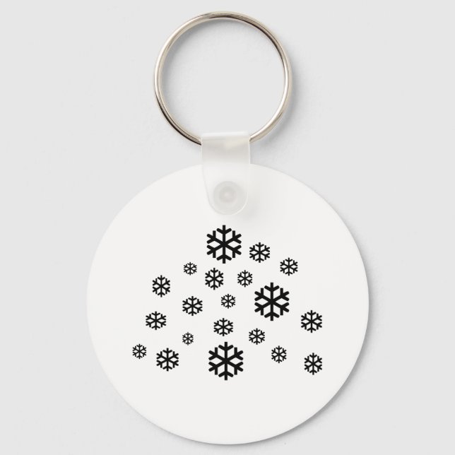 Snow Key Ring (Front)