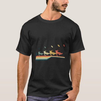 Snow Kiting Funny Gift Vintage Retro T-Shirt