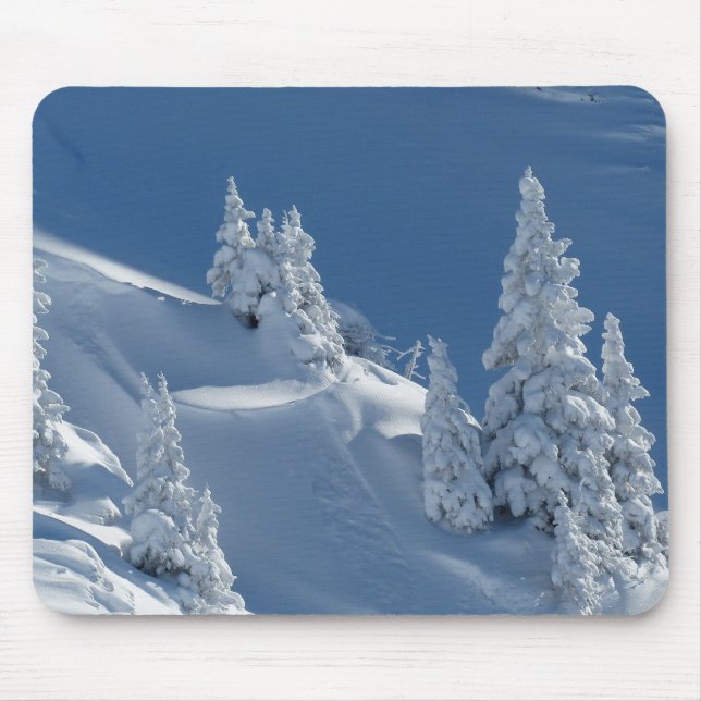 Snow Landscape Mouse Pad (Front)
