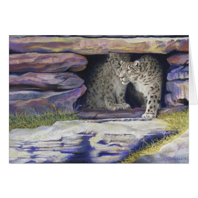 Snow Leopard (Front Horizontal)
