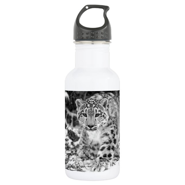 Snow Leopard 532 Ml Water Bottle (Front)