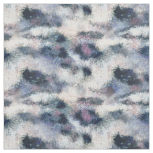 Snow Leopard Animal Print Skin Pattern Fabric