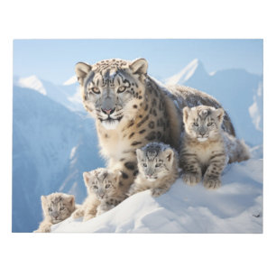 Snow Leopard Animal Wild Beauty Freedom Wilderness Notepad