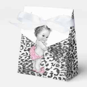 Snow Leopard Baby Shower Favour Boxes