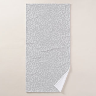 Snow Leopard Bath Towel Set