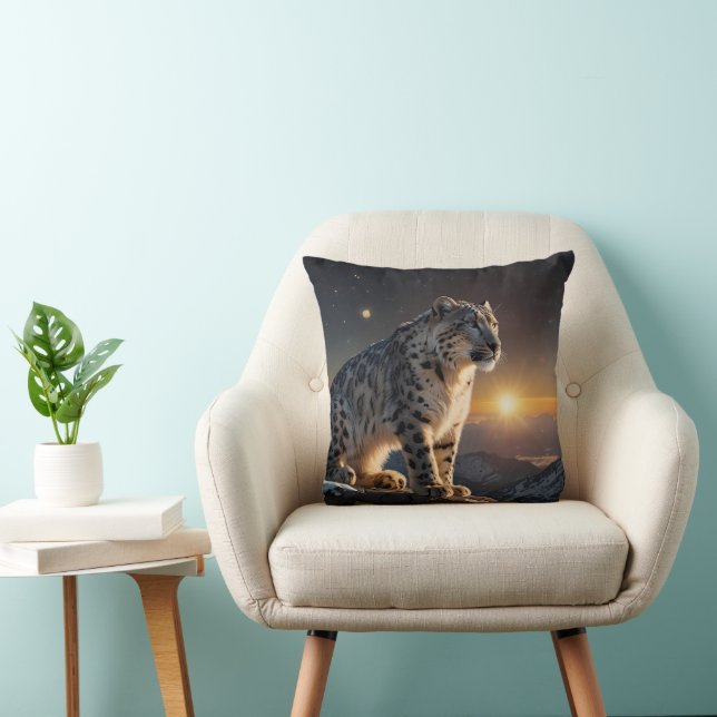 Snow Leopard  Cushion (Chair)