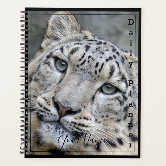 Snow Leopard - Daily Planner- HAMbWG Planner (Front)