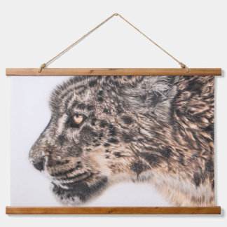 Snow leopard design wall art tapestries
