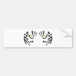 Snow Leopard Eyes Bumper Sticker