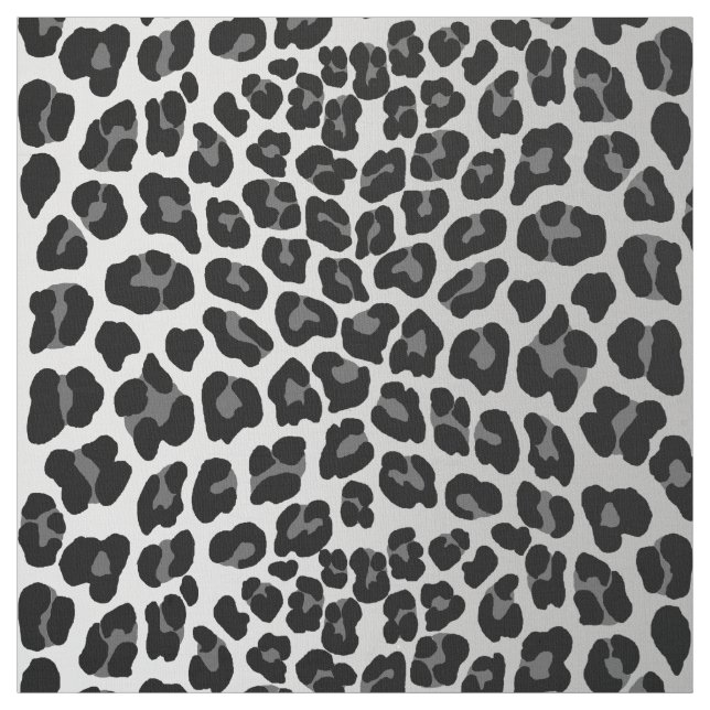 Snow Leopard Fabric (Swatch)