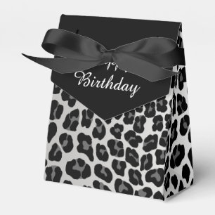 Snow leopard favour box