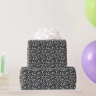 Snow Leopard Fur Pattern Wrapping Paper